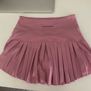 LIGHT MAUVE GOLD HINGE SKIRT